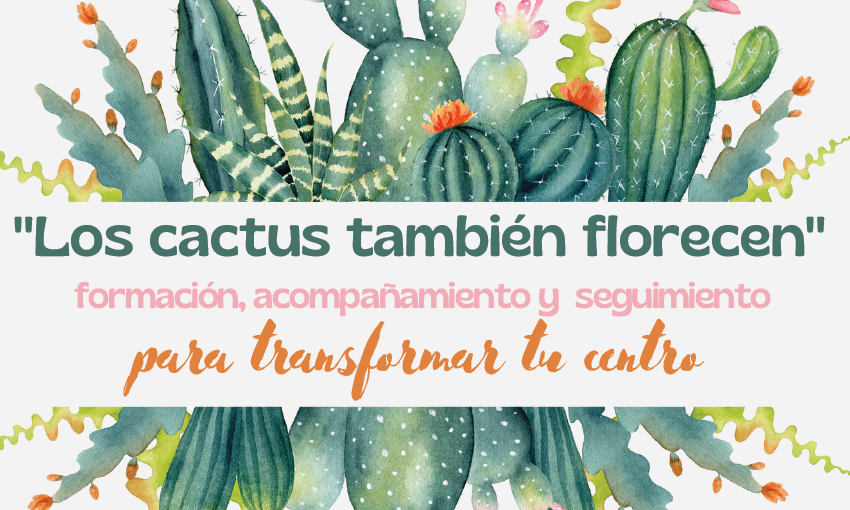 Los Cactus también FLORECEN
