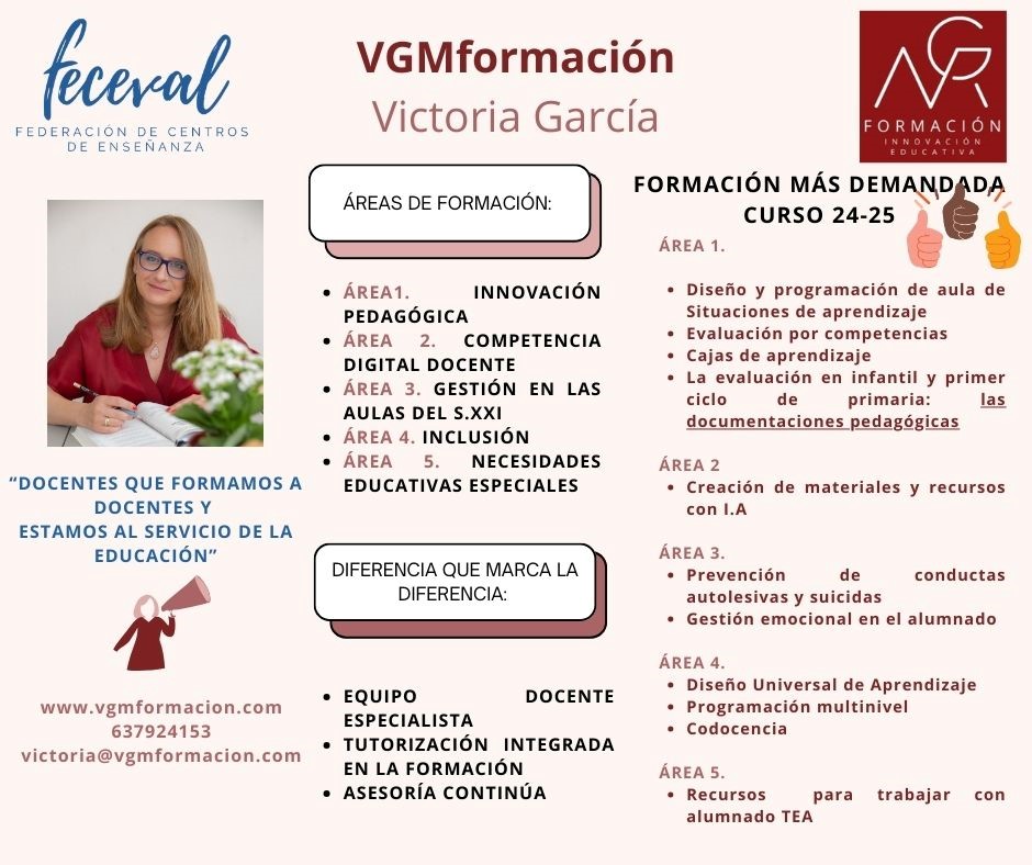 Propuestas formativas Victoria García