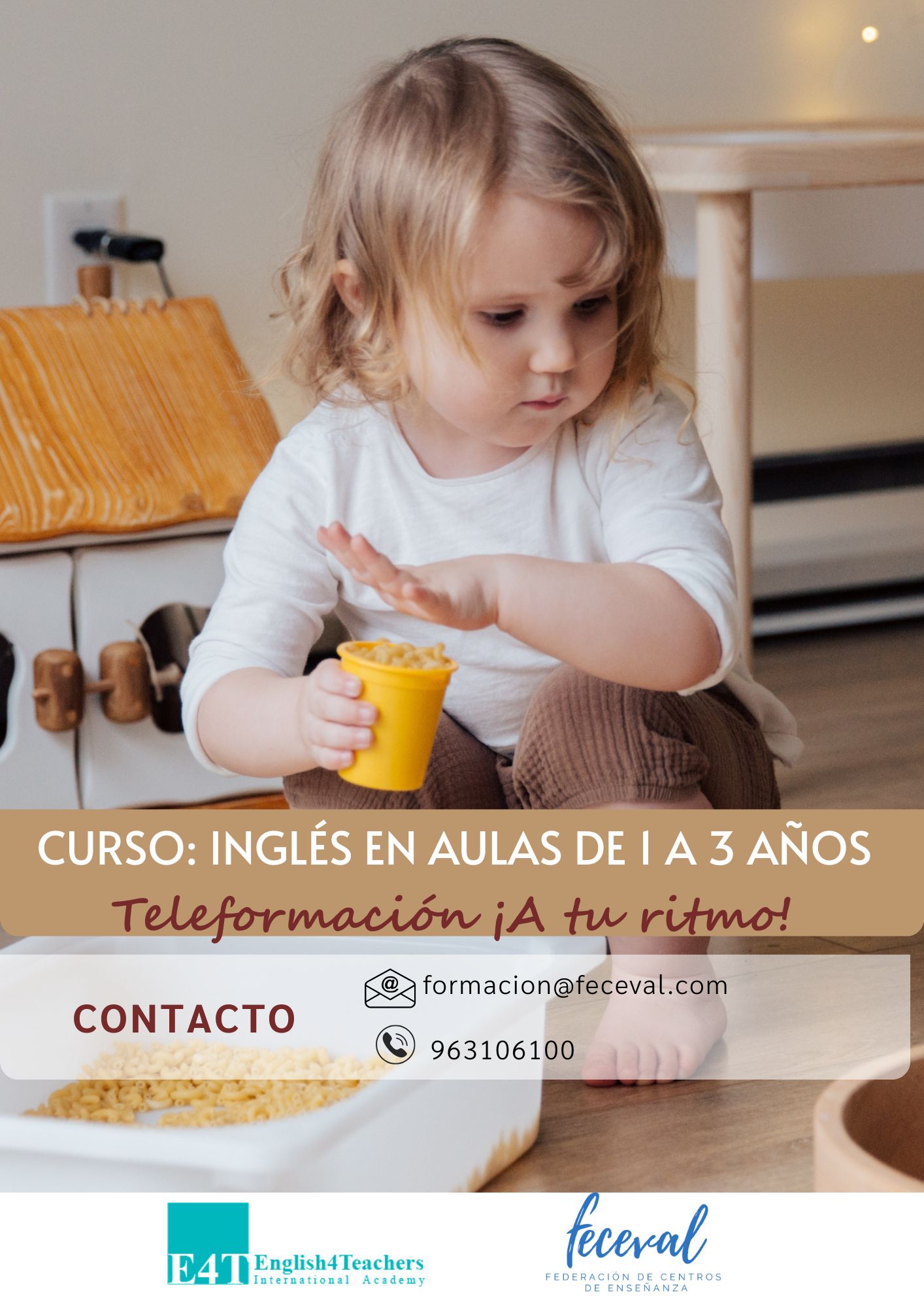 INGLÉS EN AULAS DE 1 A 3 AÑOS